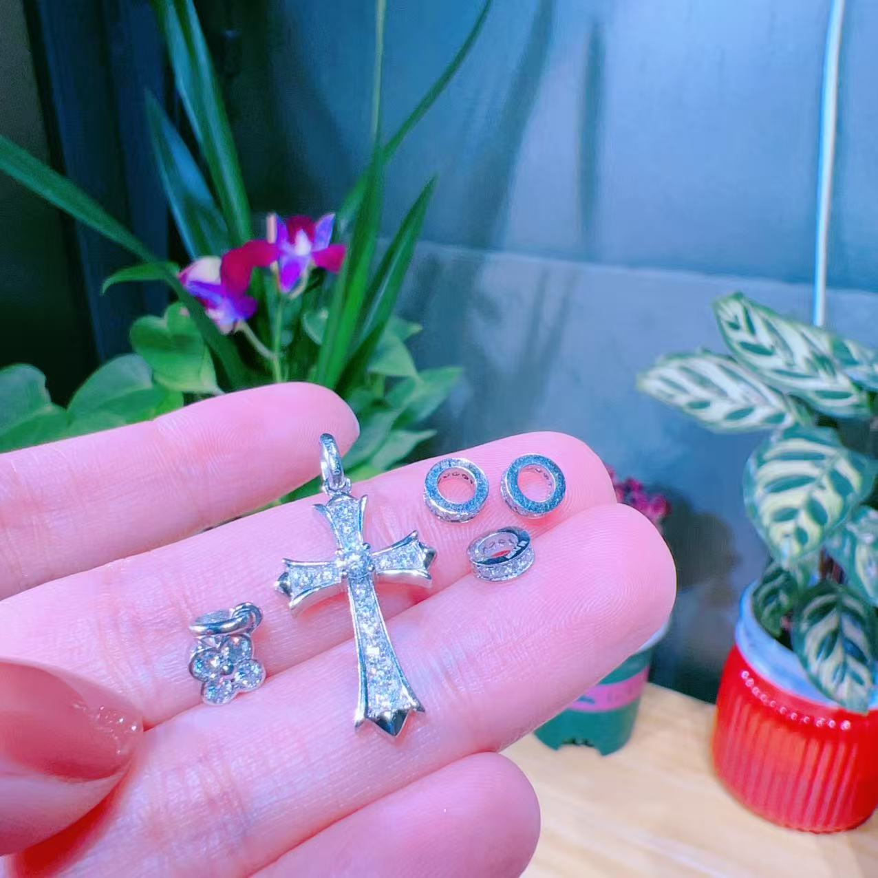 铂金Pt950吊坠  5.7克