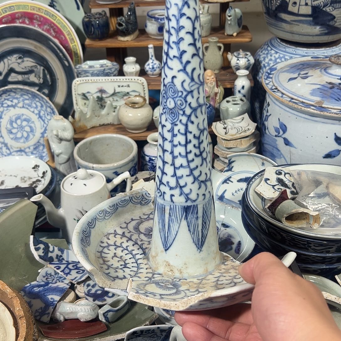 阿***泰陶摆件瓷片标本，全场包邮