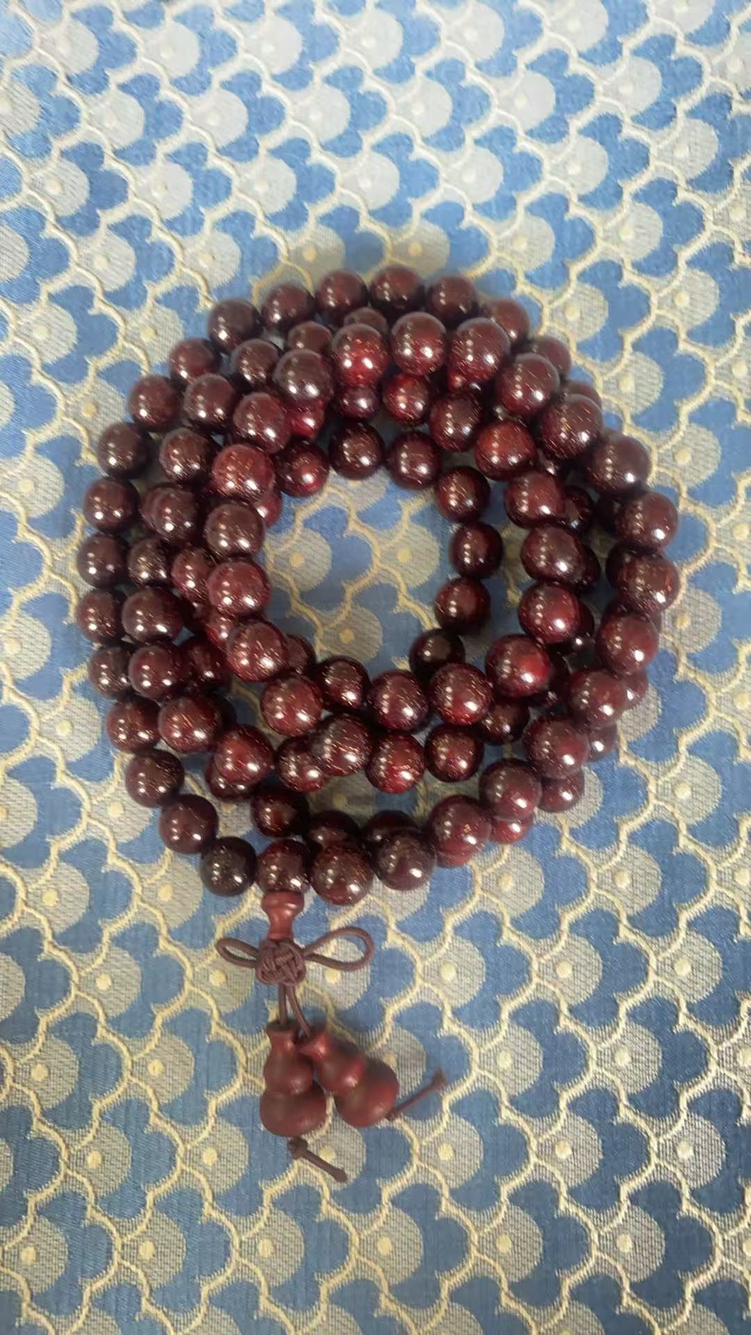 小叶紫檀多圈手串瑶轩堂精选高端 W009