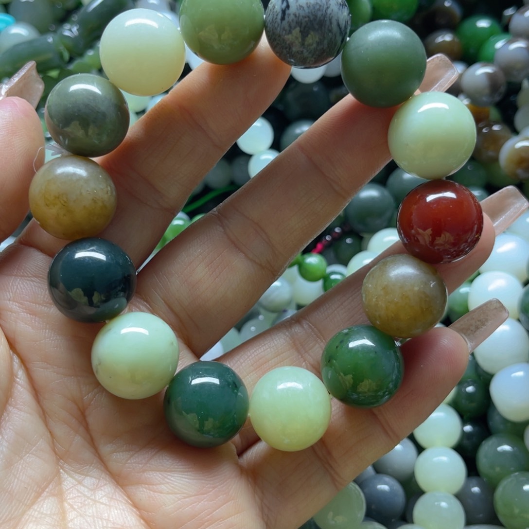 和田玉手链未镶嵌