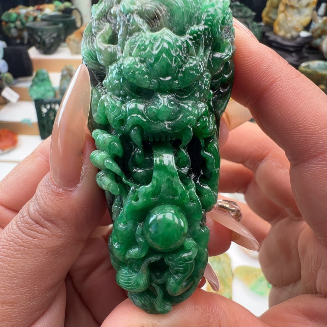 未镶嵌挂件翡翠天然缅甸