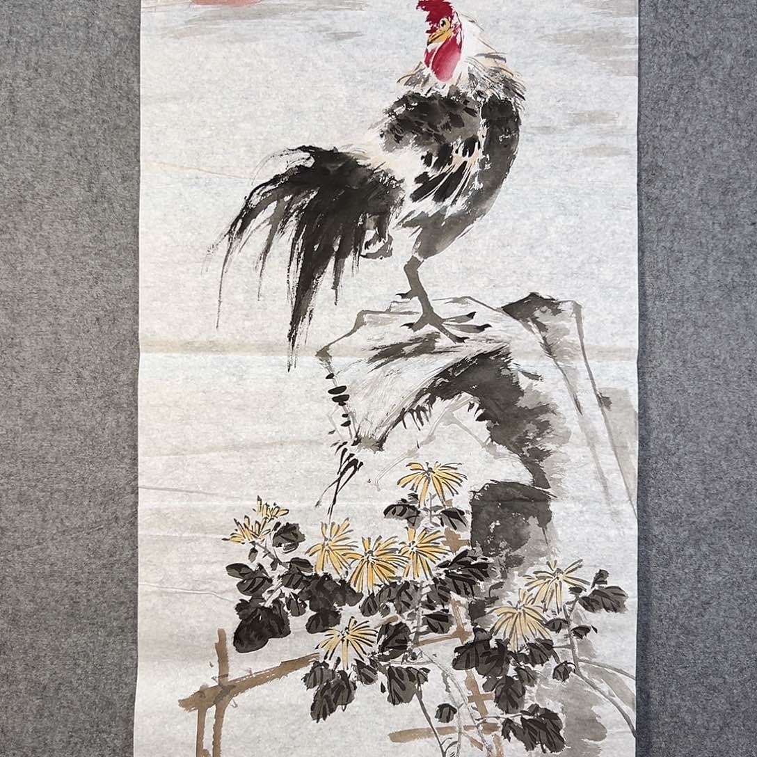 国画350 花鸟在此处飞翔也不太可能