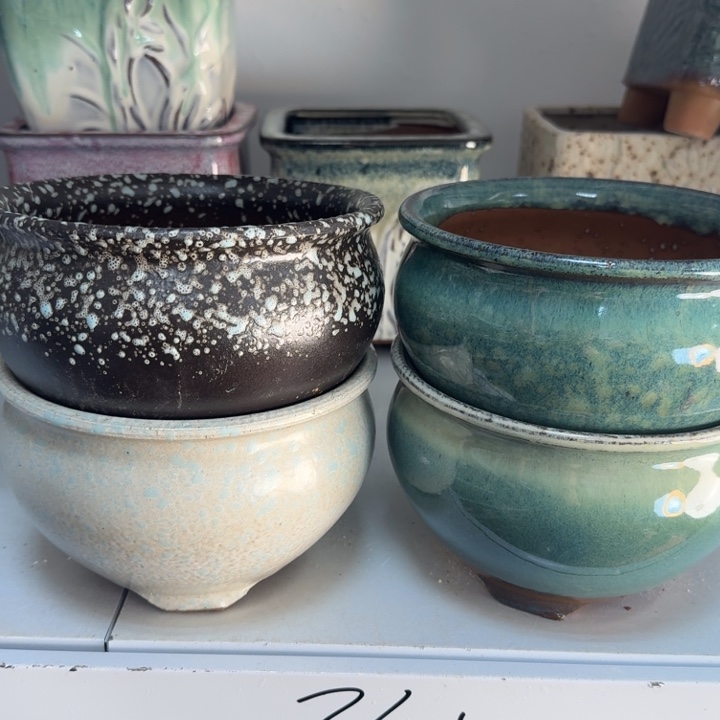 紫砂花盆口15高10，111111