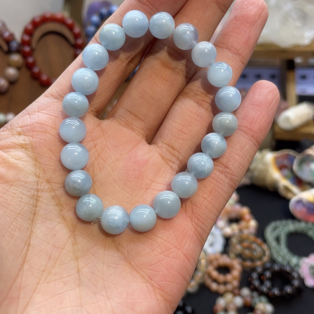 緣***手链水晶未镶嵌海蓝宝