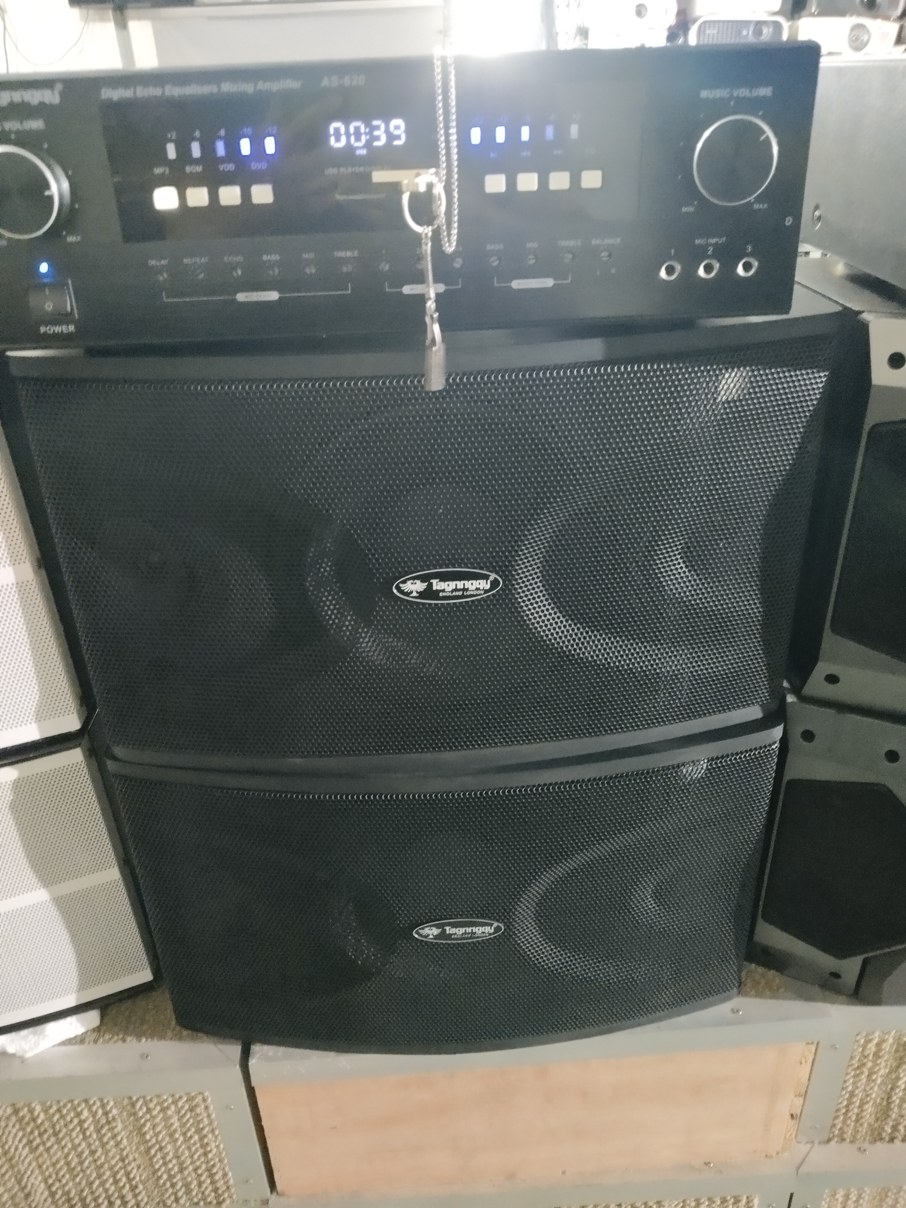 英国天朗卡包音箱功放一套，实物图片，不包邮价格