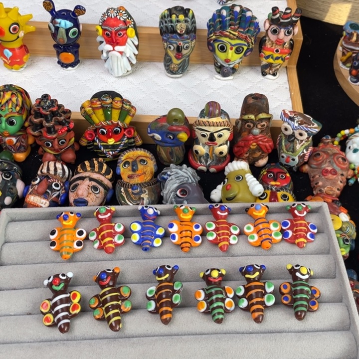 3腓尼基琉璃小蝴蝶配件1个