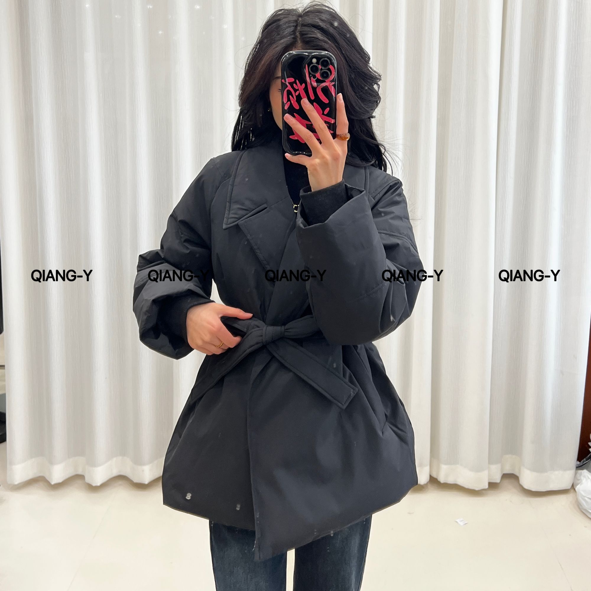 翻领常规款女厚款羽绒服气质时尚811