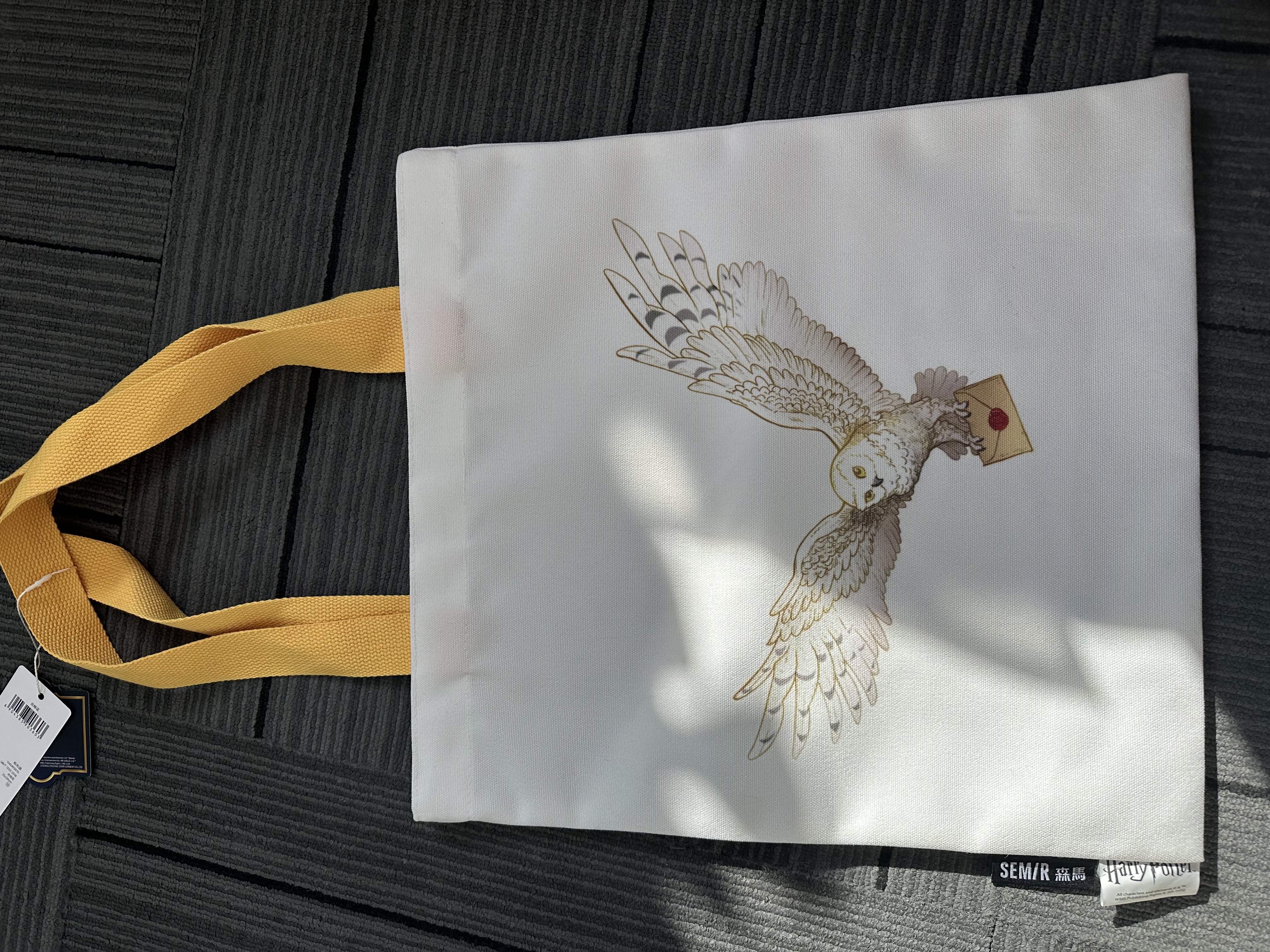 【ZB00063】哈利波特联名帆布袋-颜色款式随机-6月-森马男装