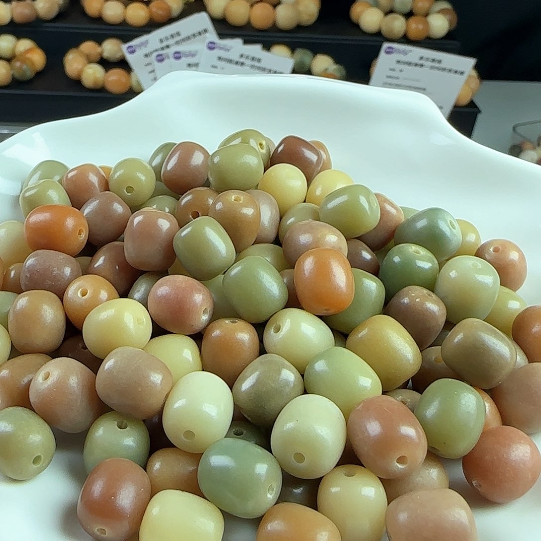 菩提根/象牙果手串卡12干枯玫瑰小年糕100颗卡牌➕20颗