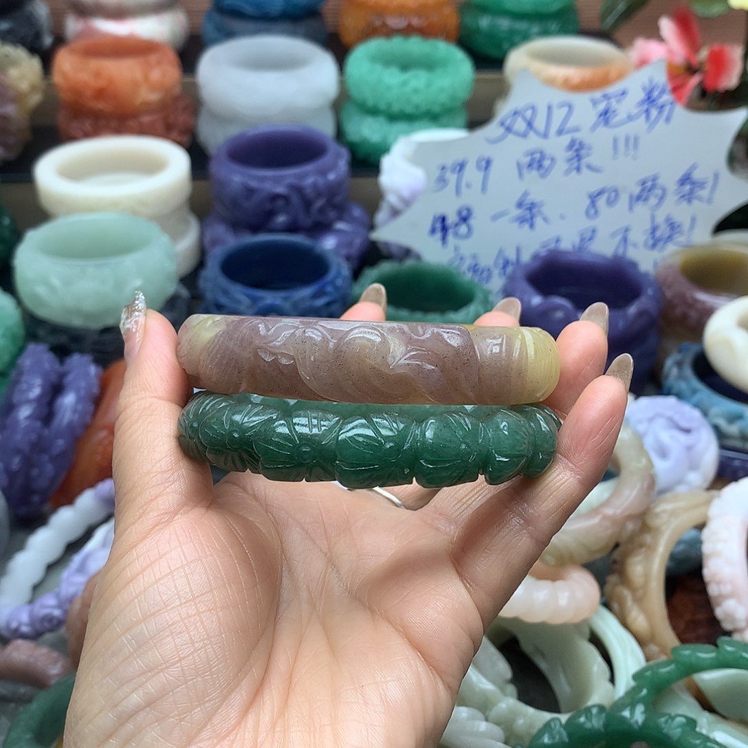 毛衣链未镶嵌石英质玉