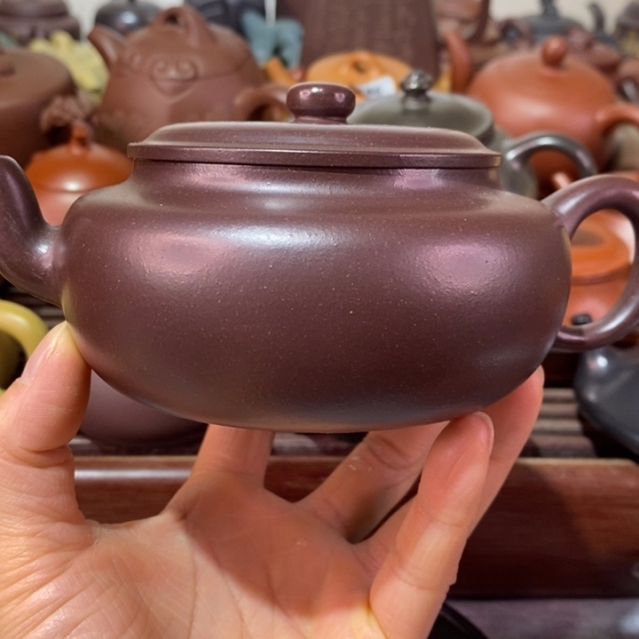 茶壶紫砂微瑕处理一把