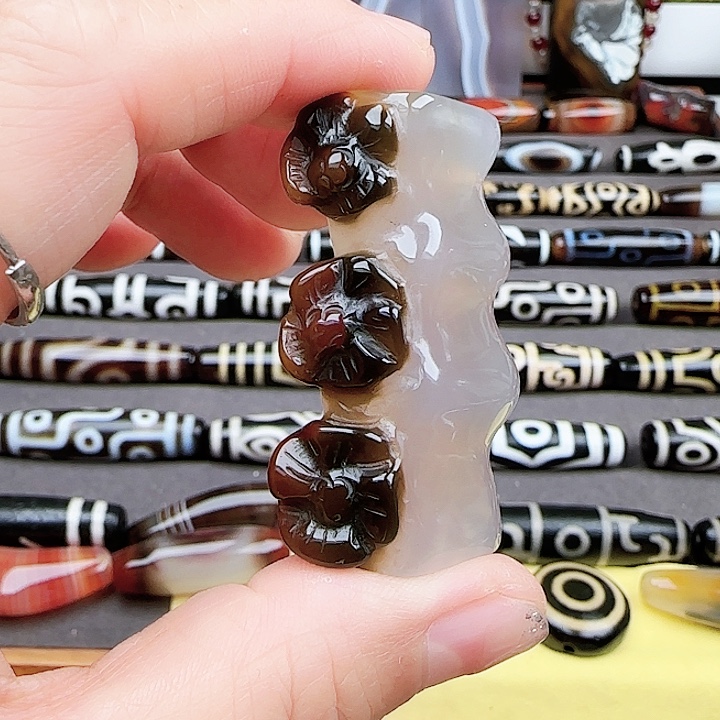 玛瑙/玉髓合金珠宝半成品