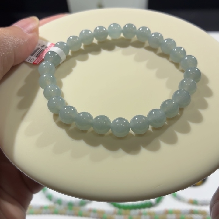 未镶嵌手链翡翠卡7.2