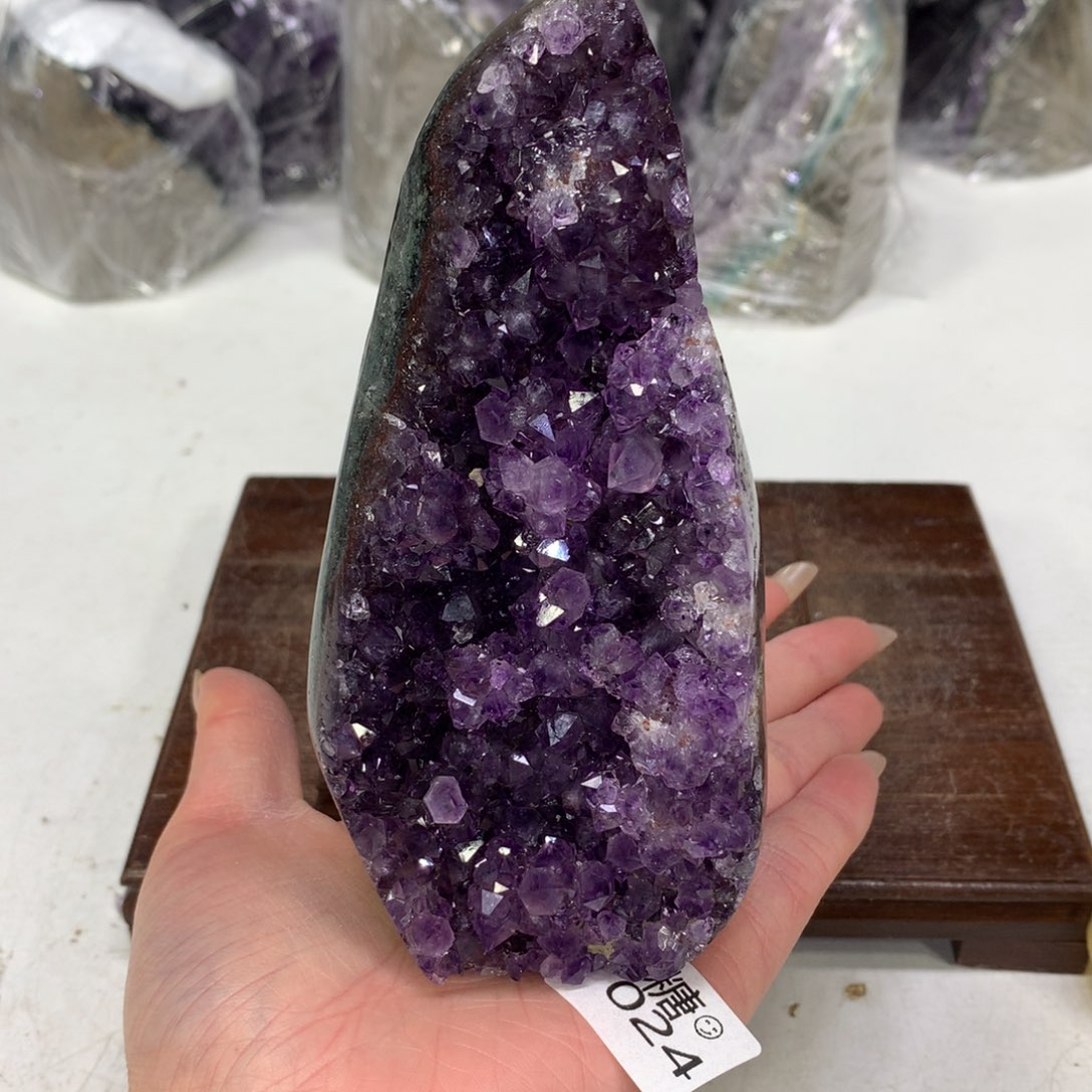 紫晶摆件未镶嵌水晶