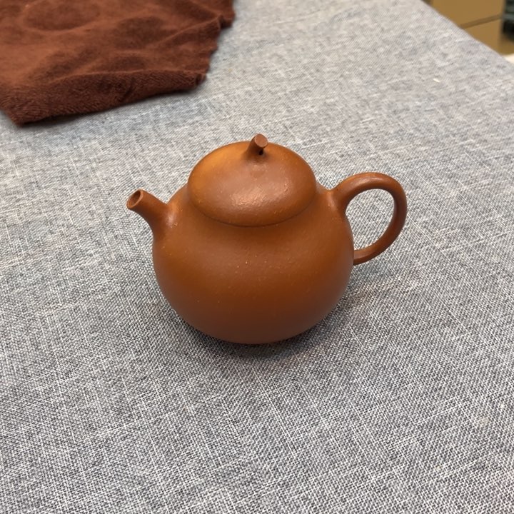 紫砂茶壶茄瓜降坡泥