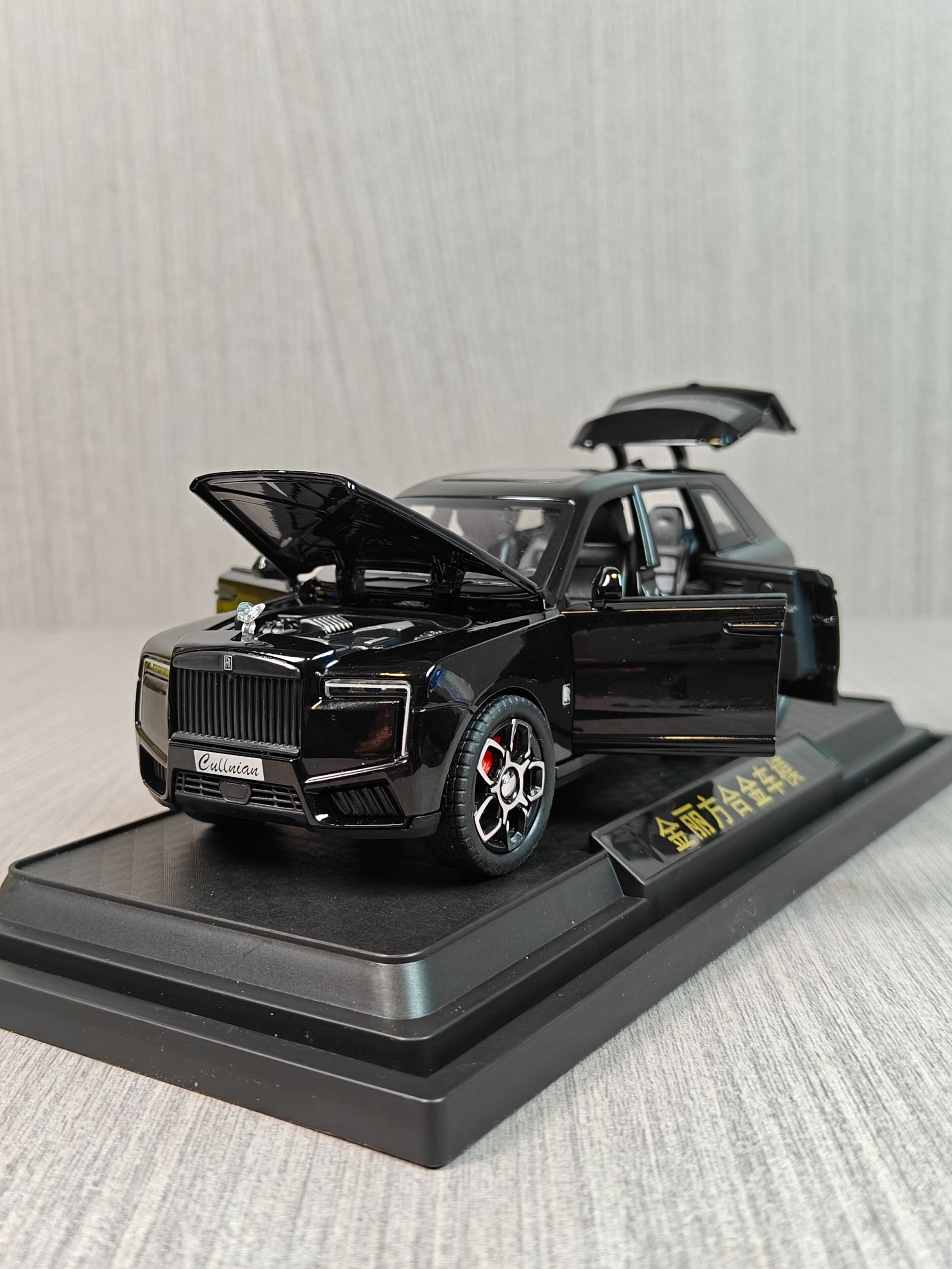 全合金苦力南模型带灯光音效回力车门可开玩具礼物男孩玩具车