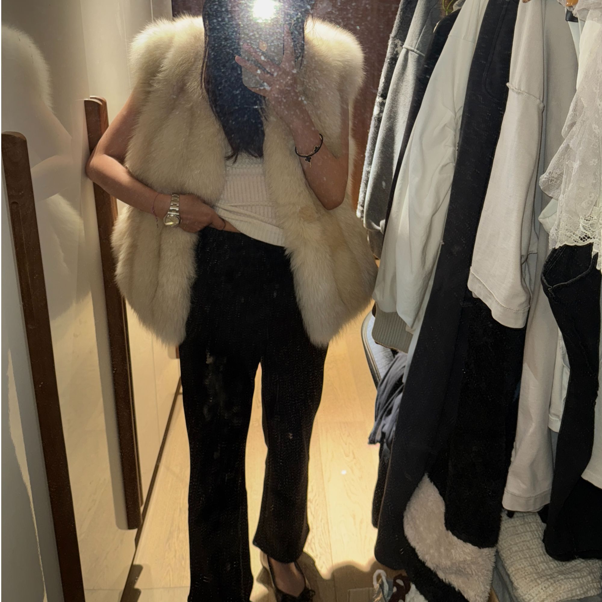 九分微辣弹力加绒休闲西裤