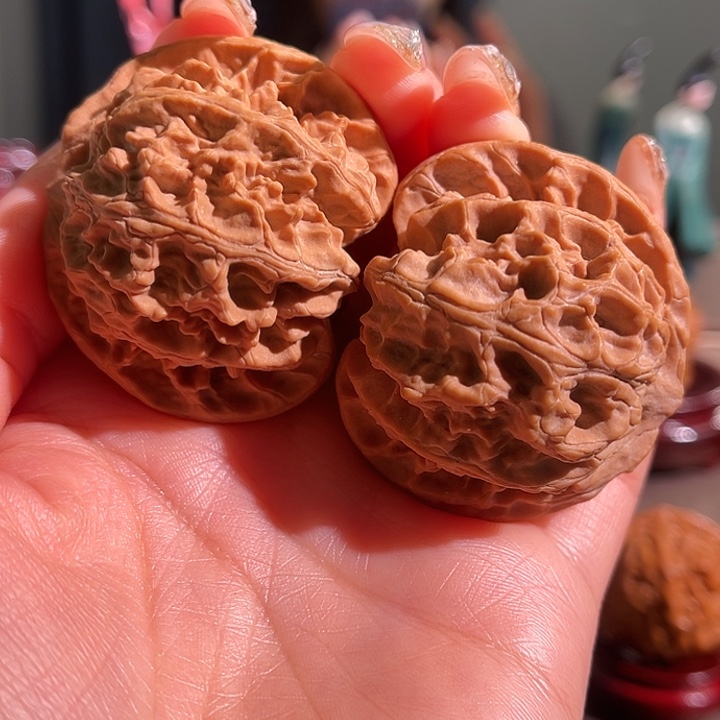 文玩核桃把件苹果园 全品