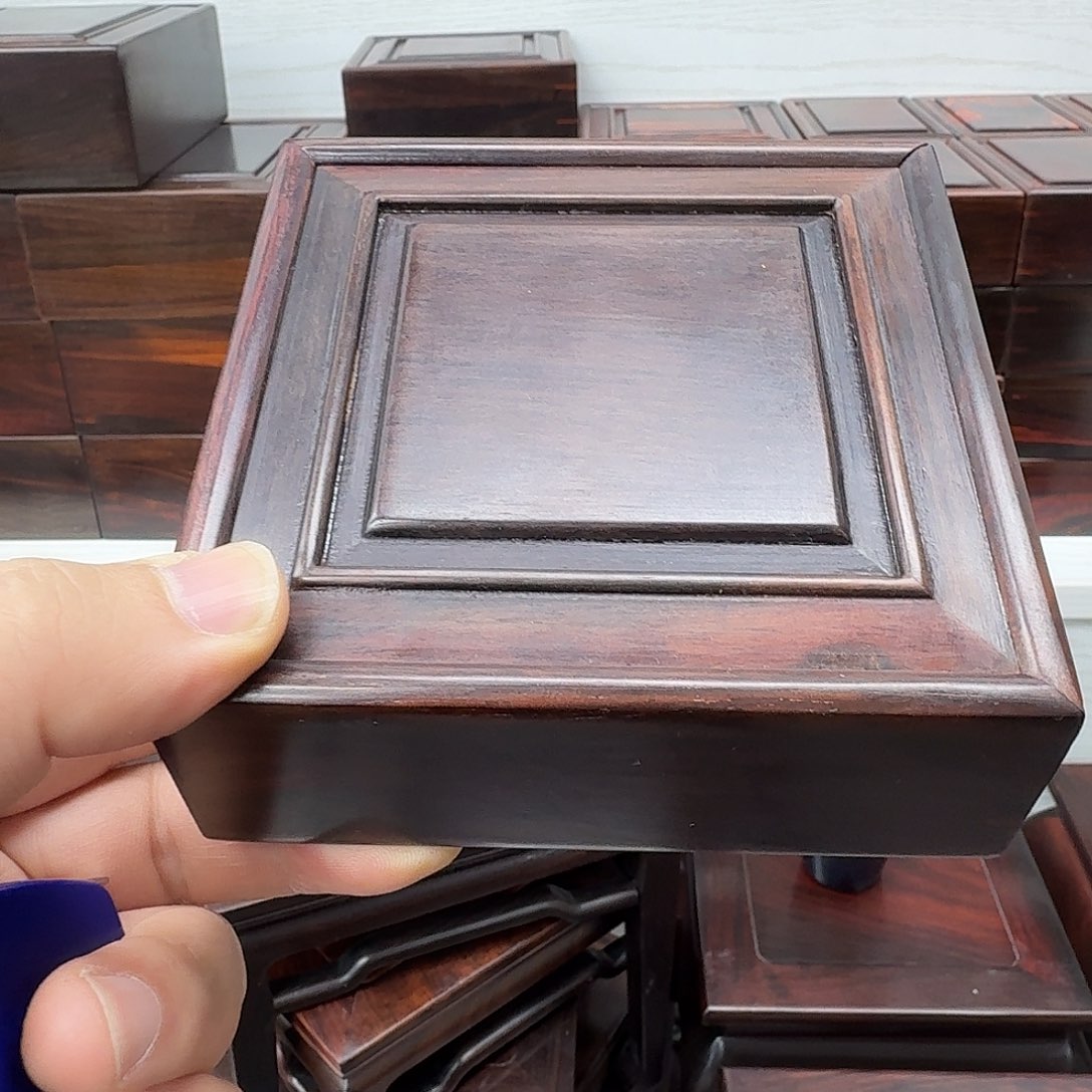 木大红酸枝手镯盒一个