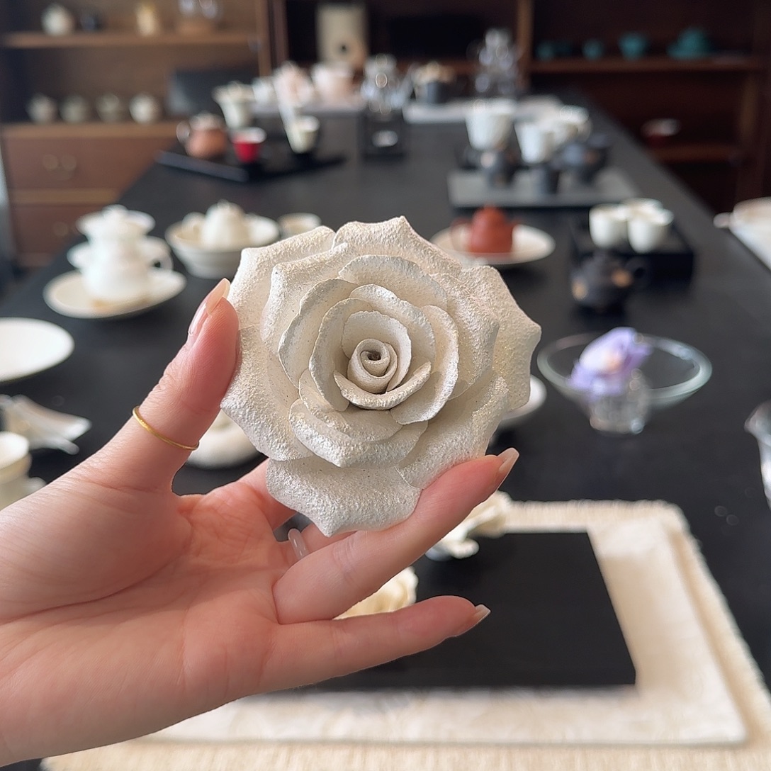 手作玫瑰花香插。。