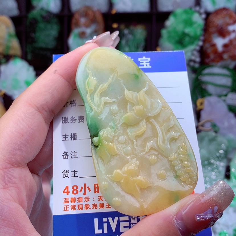 【闪购商品】翡翠颈饰未镶嵌挂件