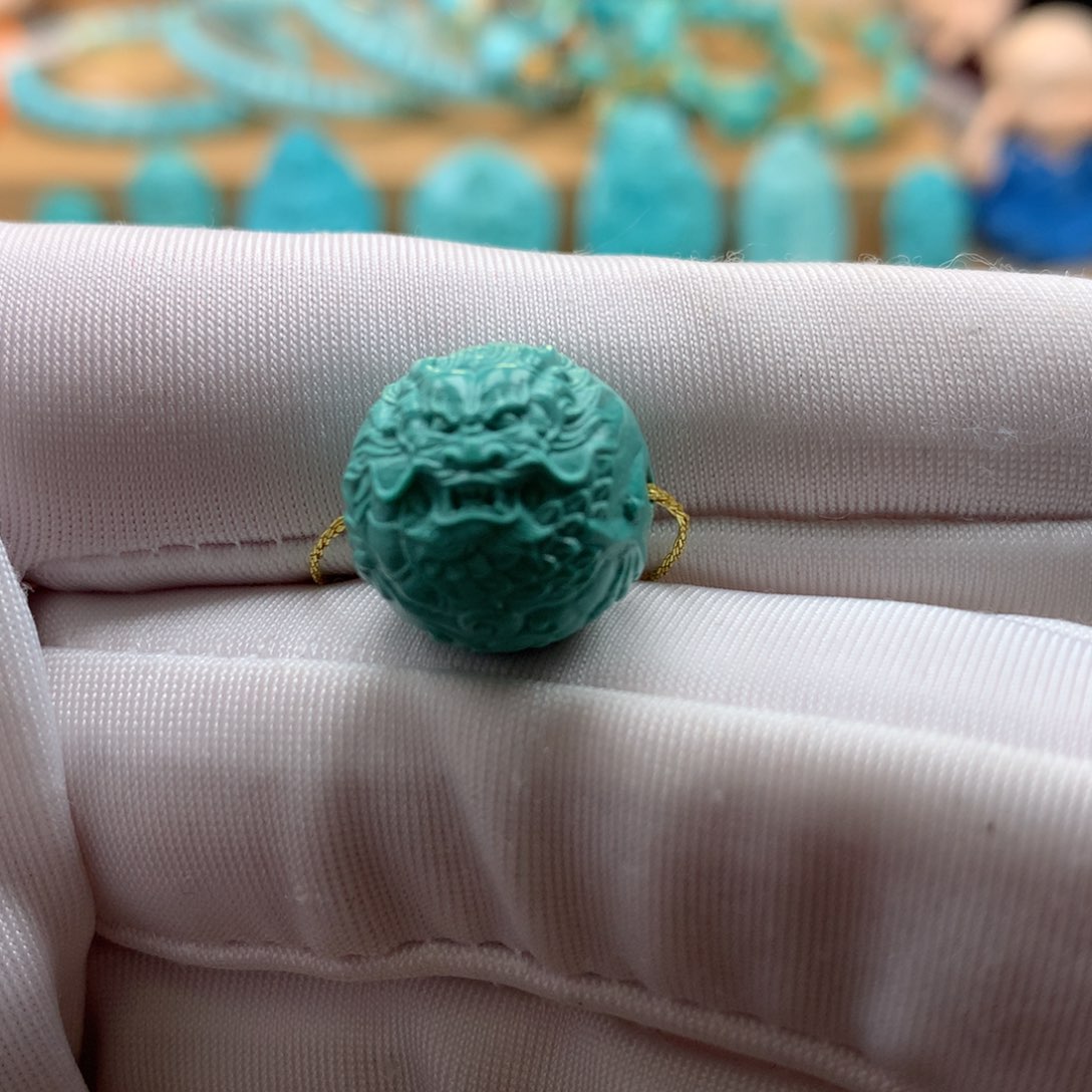 绿松石珠宝奇石未镶嵌