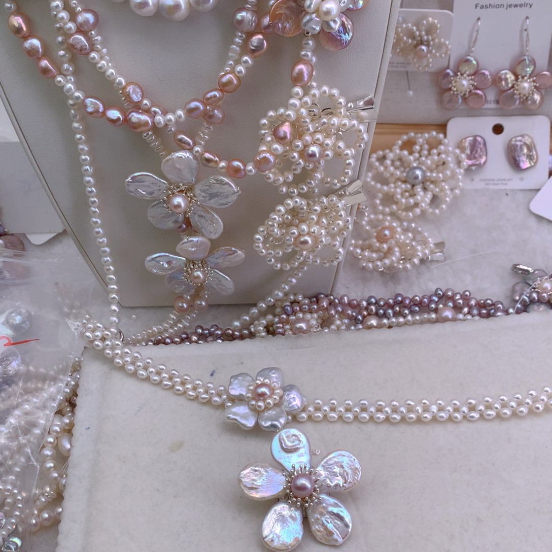 润***心项链未镶嵌淡水珍珠