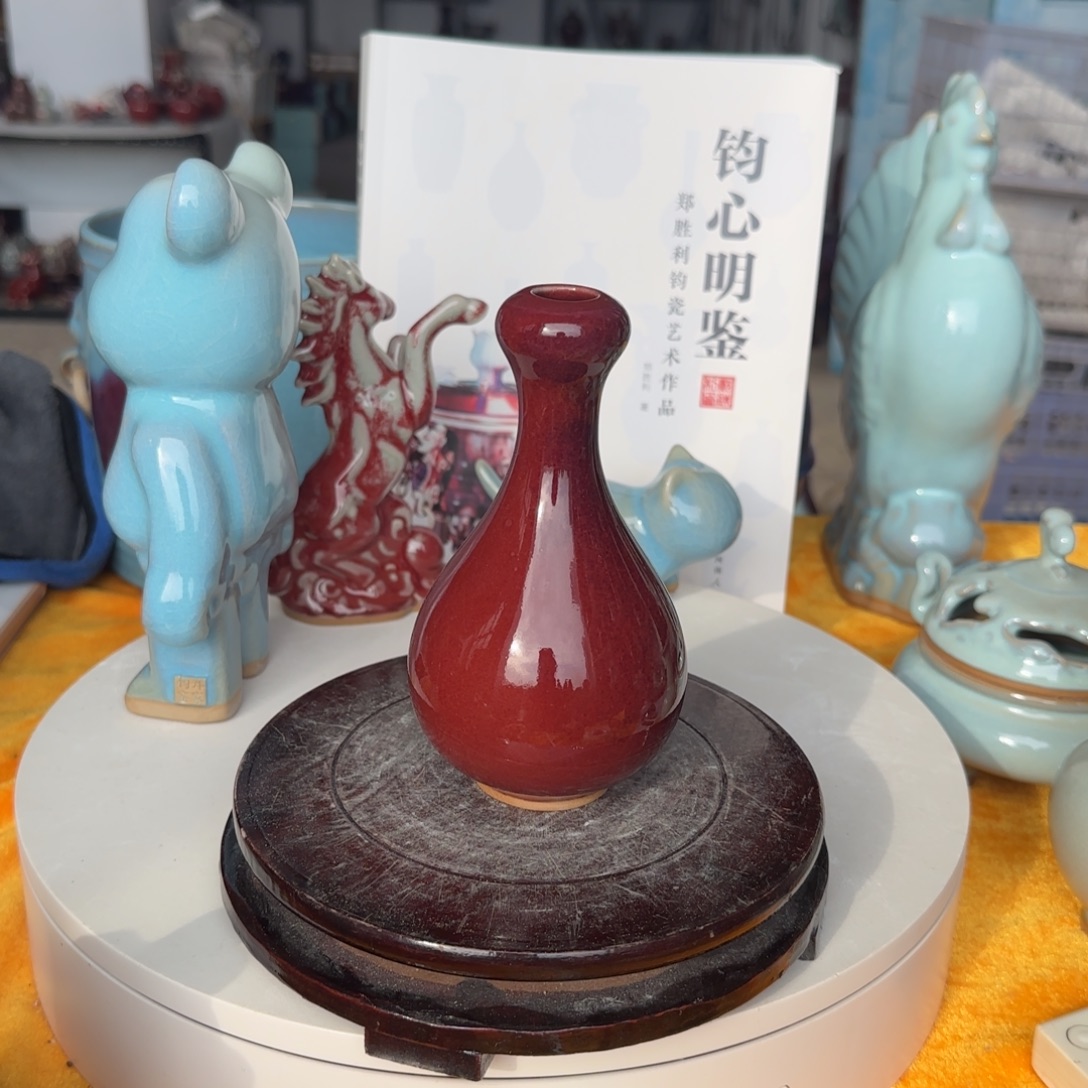 陶摆件郑家钧窑摆件