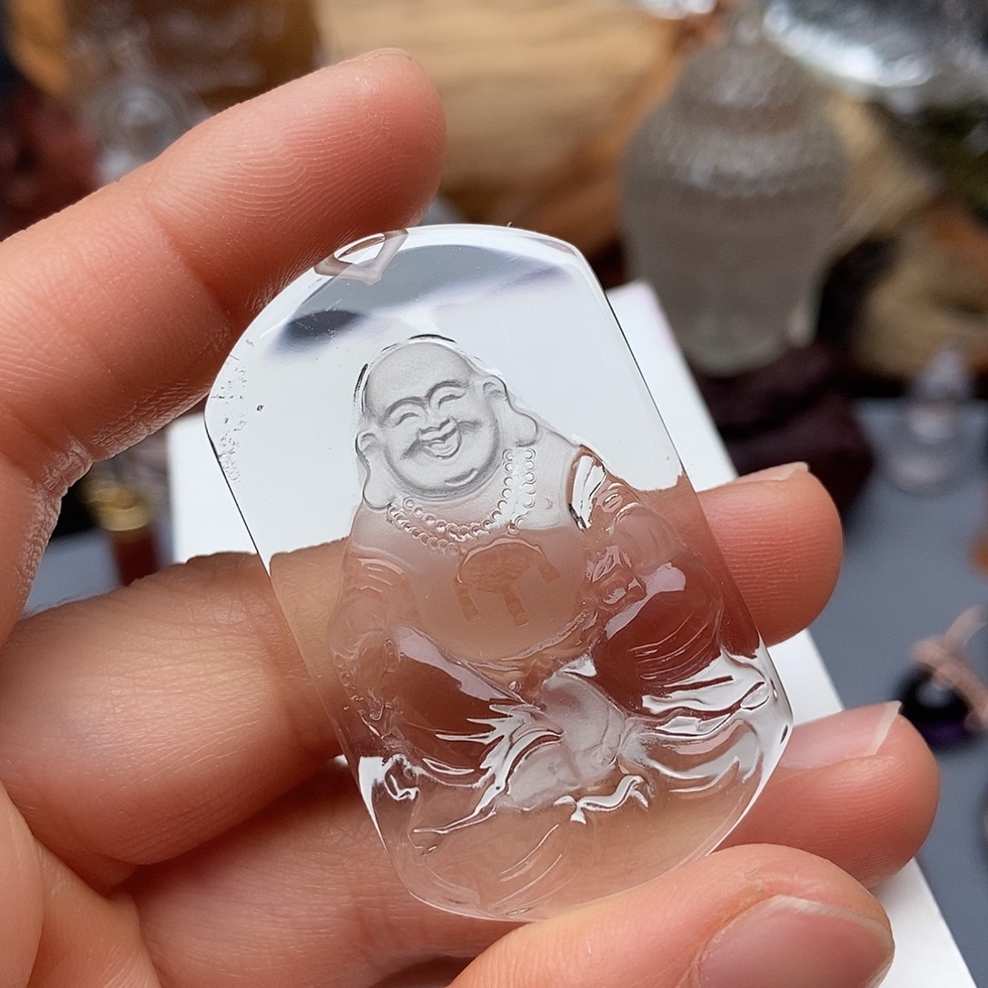 未镶嵌水晶颈饰吊坠