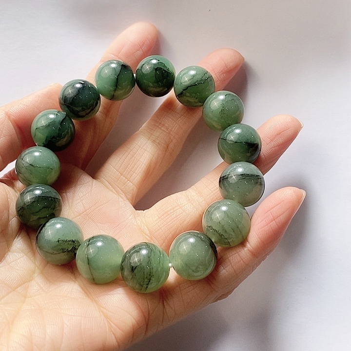 密玉（石英质玉）手链未镶嵌