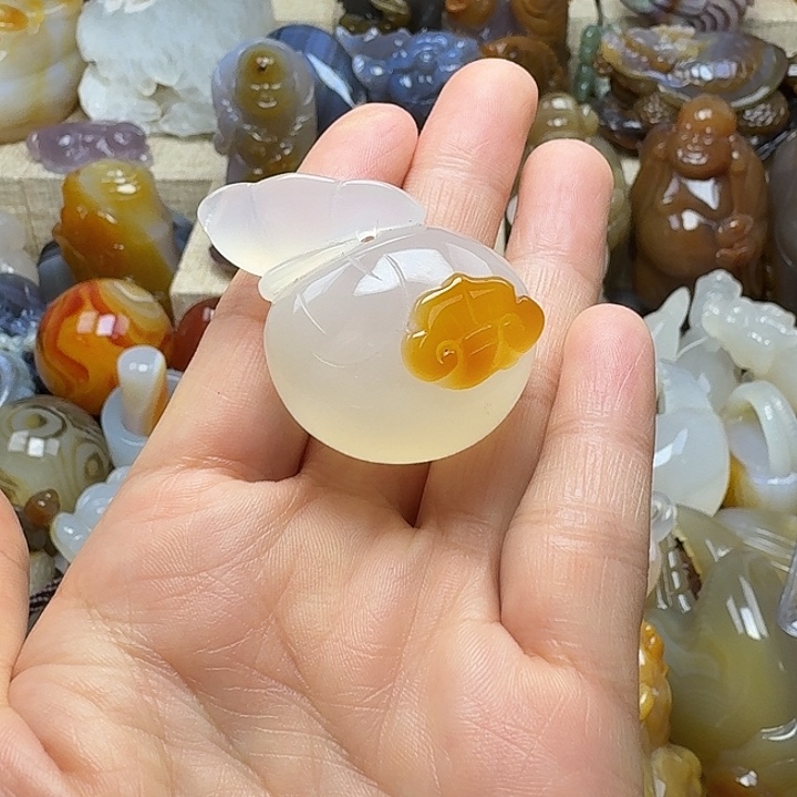 新***理玛瑙/玉髓未镶嵌饰品