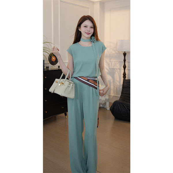 【 张不晚专属】气质小众设计师高级气质显瘦休闲两件套