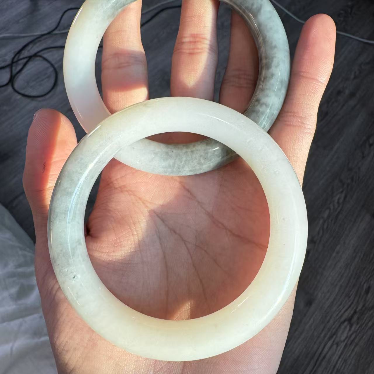 【德巧家】和田玉青花手镯（多样性发一）