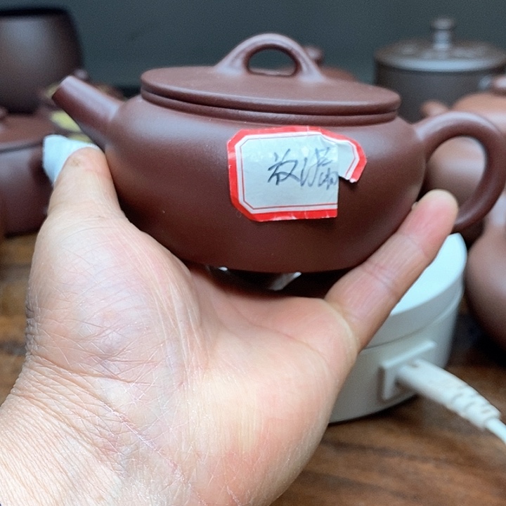 紫砂茶壶覺***茗单元矿老紫泥诗意170CC