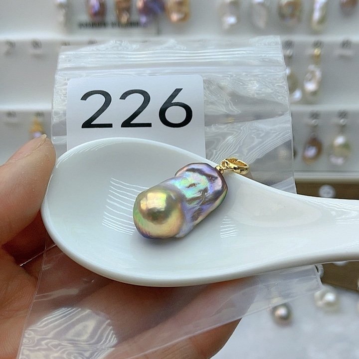 淡水珍珠颈饰银S925镶嵌