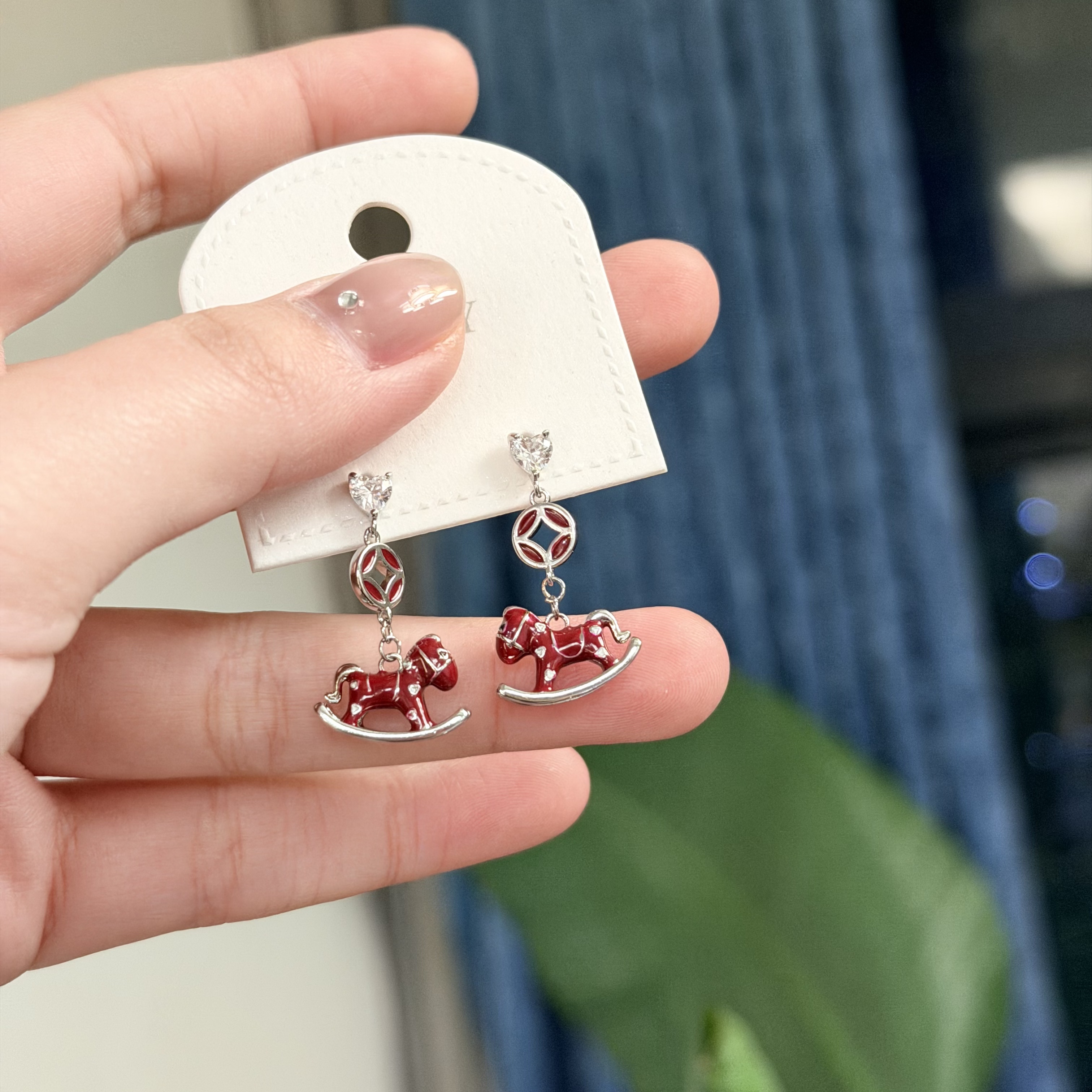 铜合金耳饰 2299 超推荐！新中式设计款马上有米耳环