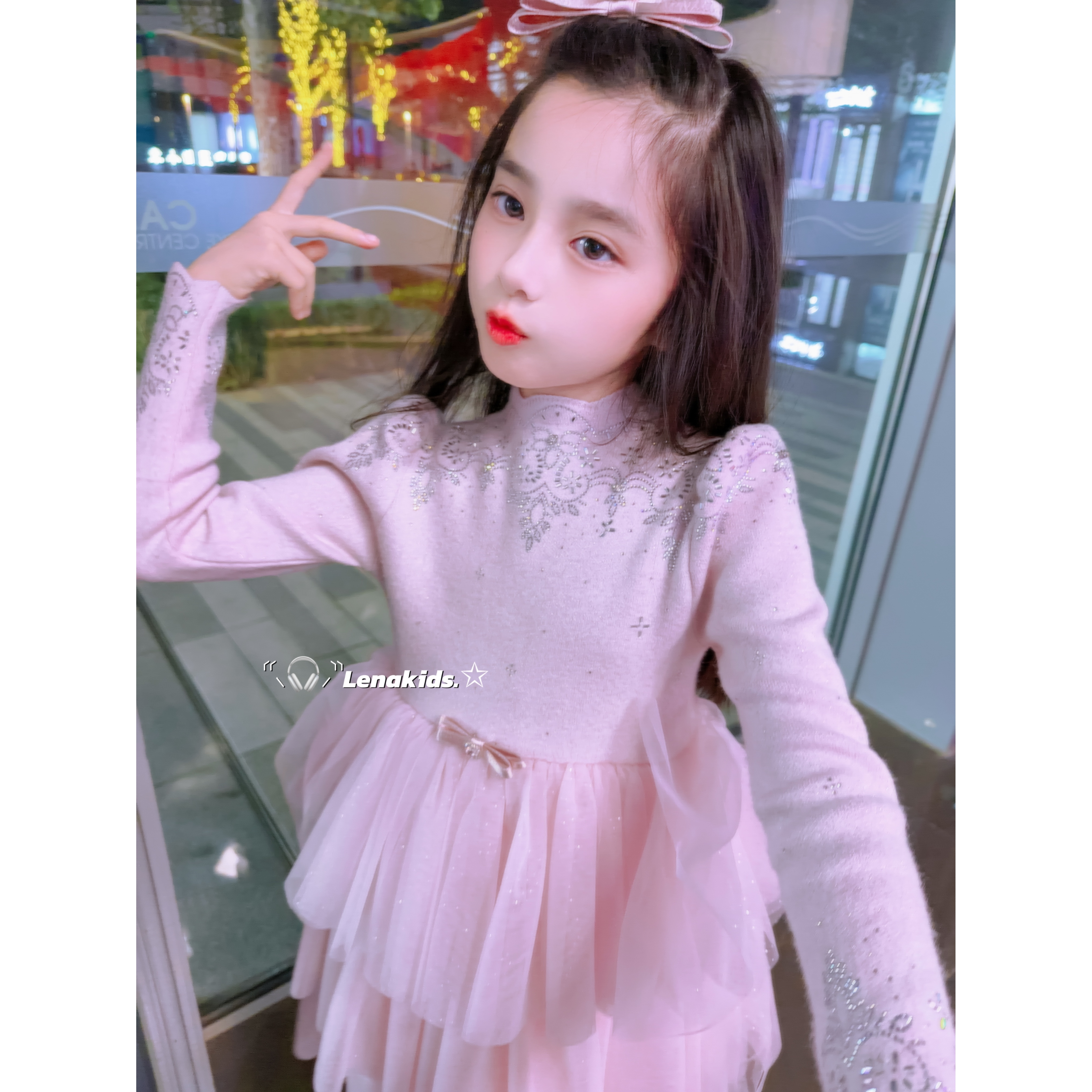 PP·Twinkle【P】【闪闪发光公主裙！重工带钻细闪】轻奢高品！25112002