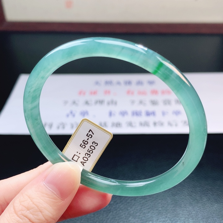 翡翠未镶嵌手镯翡翠手镯21
