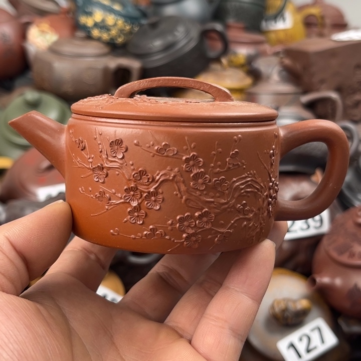 紫砂茶壶紫砂紫砂壶为瑕疵