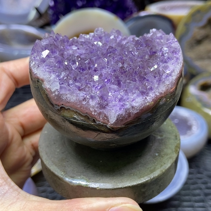 水晶地球仪未镶嵌