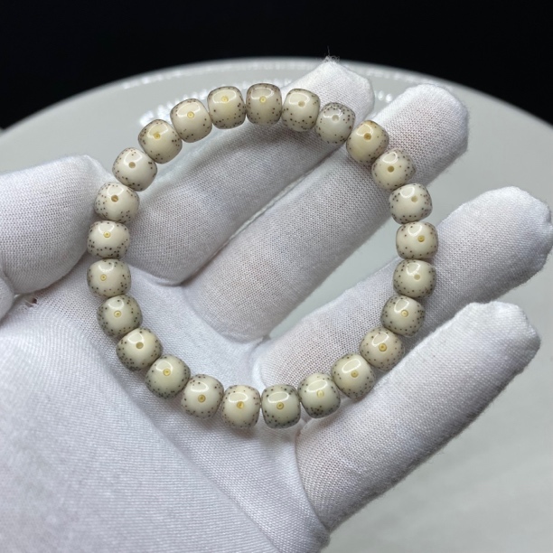 【一物一拍·高玩精品】尺寸9*8月朗星稀·大眼睛·星月手串