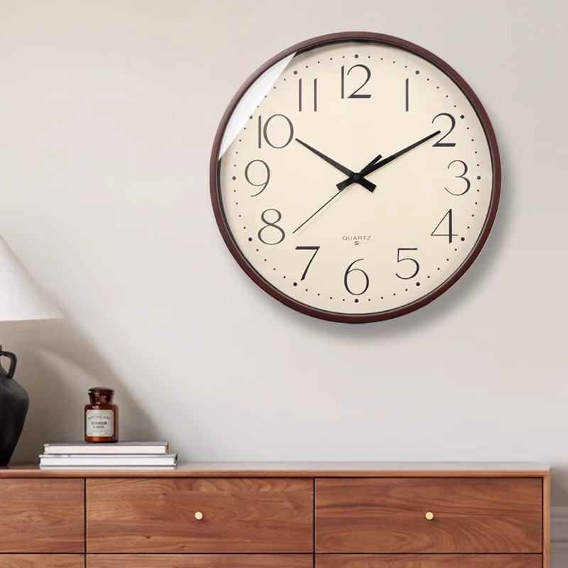 RR（直播间下单为准）电波钟表轻奢家用时钟客厅简约挂表