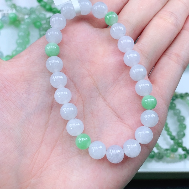 未镶嵌手链翡翠翡翠