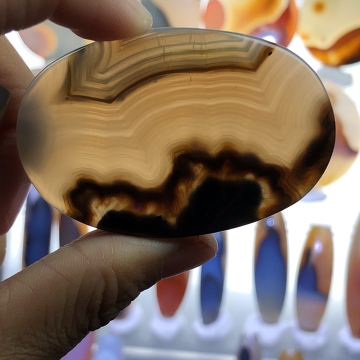 查罗石未镶嵌珠宝半成品89