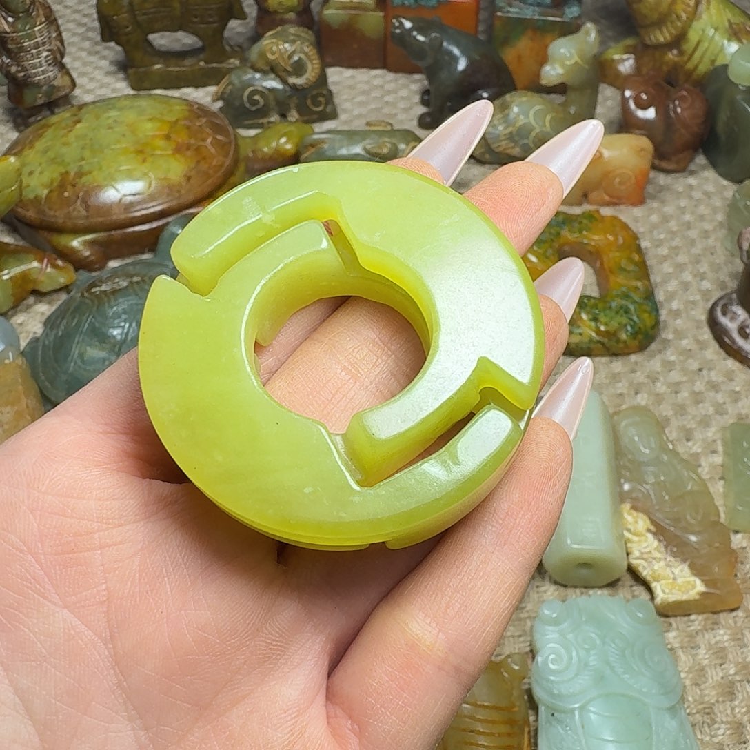 白玉菩提吊坠挂件