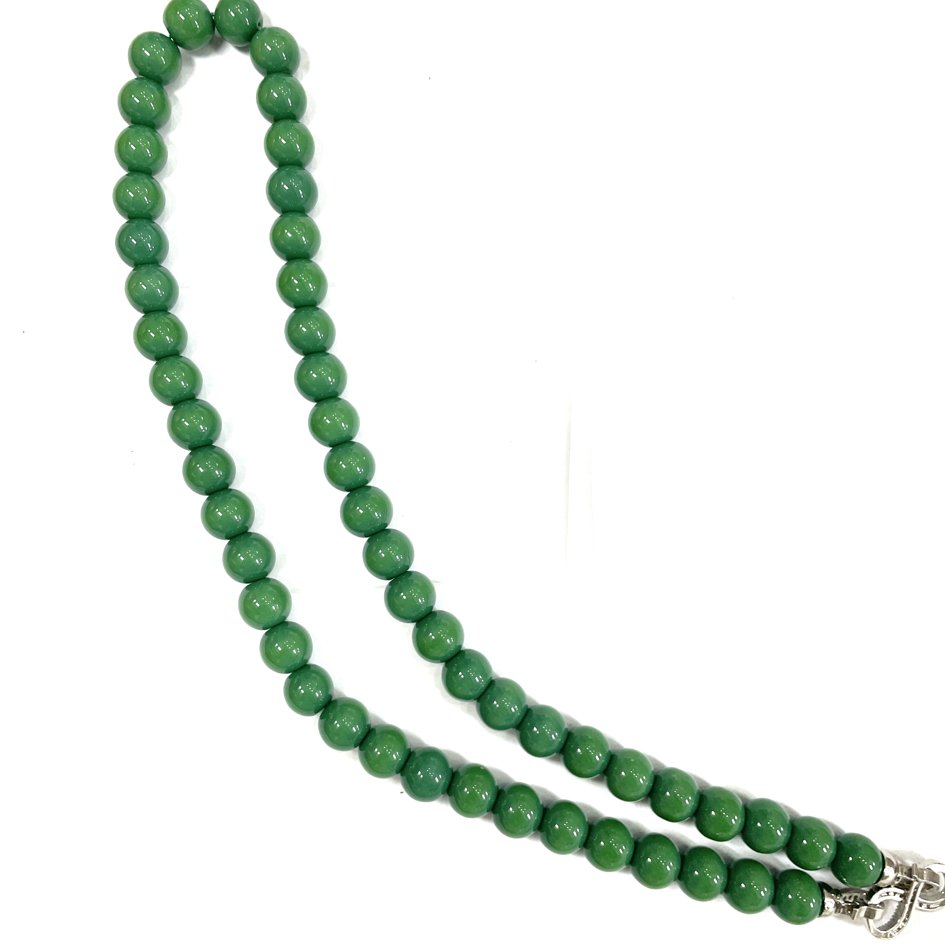 2023号10mm绿色圆珠妈妈链