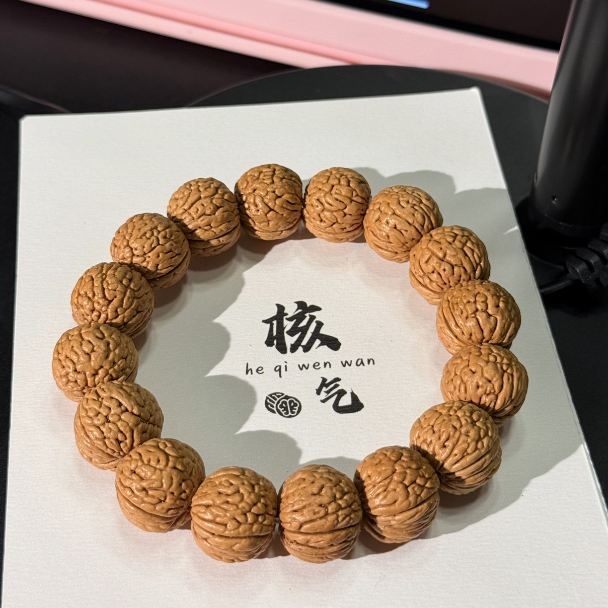 【铁扇】18➕桃核吊坠