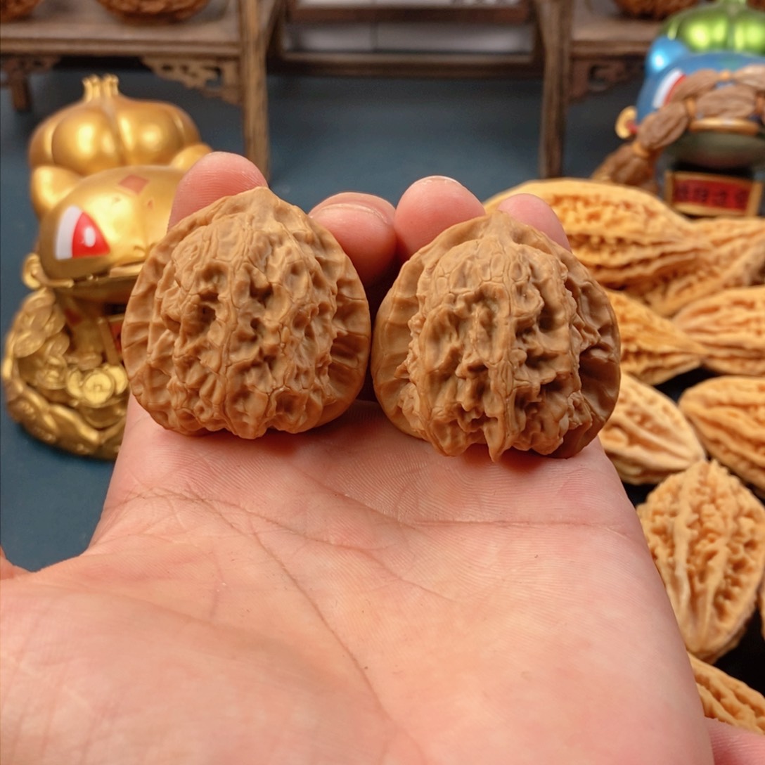 文玩核桃把件D153¥¥¥¥¥¥梨木台