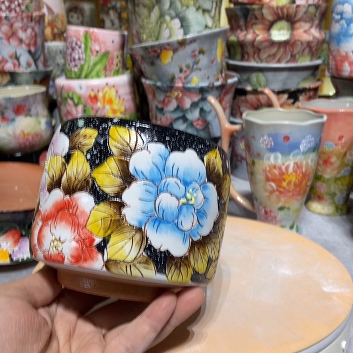 景德镇艺术手绘作品