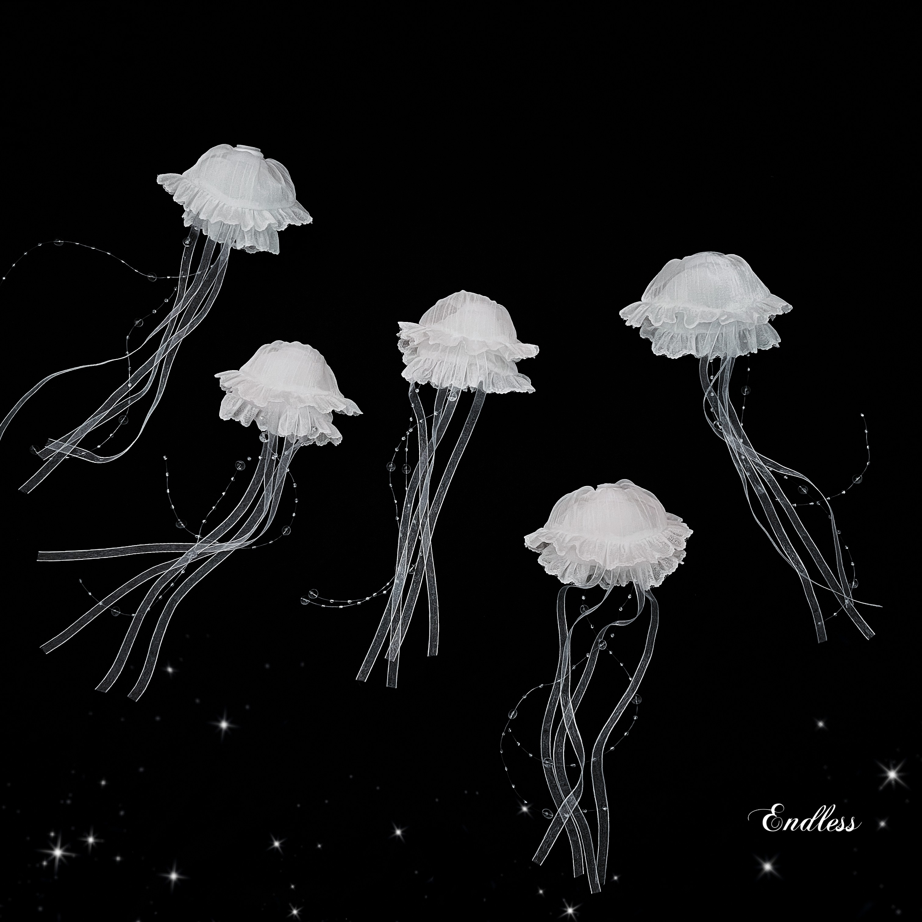 深海芭蕾｜水母发圈原创设计